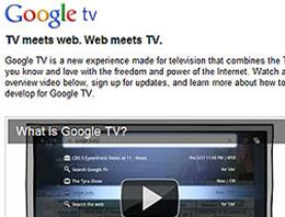 Google TV 2011'de satışa çıkıyor