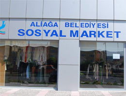 Aliağa'da sosyal markete ilgi büyük