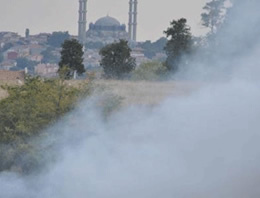 Edirne duman altında kaldı