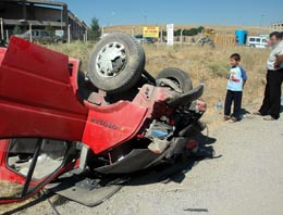 Akyurt'ta trafik kazası: 9 yaralı