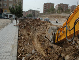 Mardin'de altyapı çalışmaları sürüyor